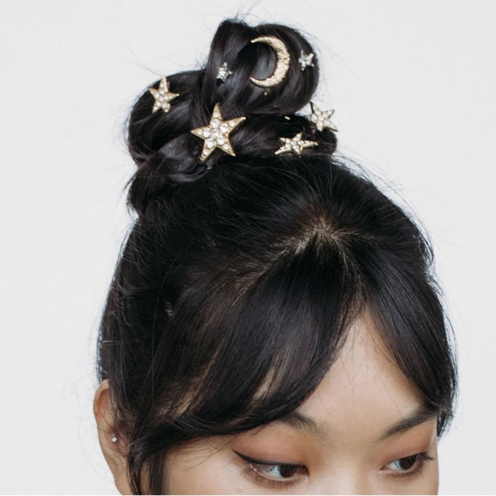 Jennifer Behr Despina Swarovski Bobby Pin (Set of 8)